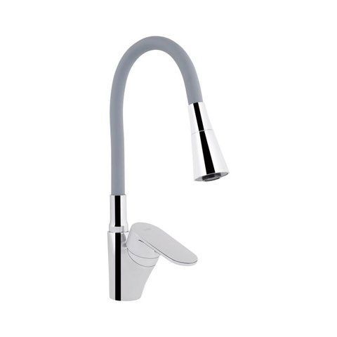 Смеситель для кухни Lidz Tani 007F3 с гибким изливом (k40) LDTAN007F3GCR31869 Chrome/Grey SD00037970 фото