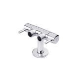 Кран приладовий для підключення Karro 1/2"x1/2"x1/2" ЗЗЗ на 2 виходи, хромований KR-3155 CV020774 фото