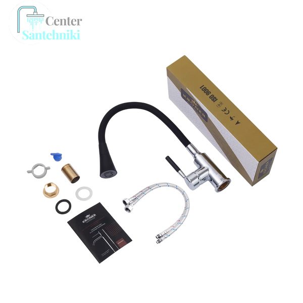 Комплект кухонної мийки Kraft KRF 5050 decor (3.0/1.0 мм) CS25156 фото