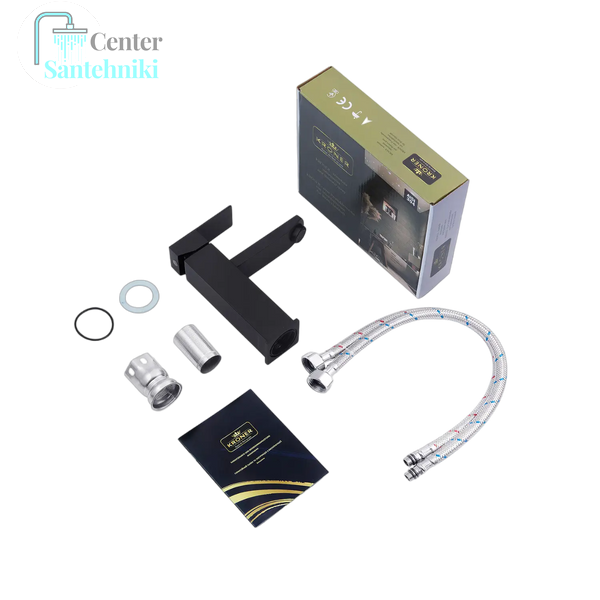 Набір 3 в 1 для ванної кімнати Kroner KRP Edelstahl Kubus - SCH063 SM0429 фото