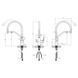 Комплект кухонної мийки Kraft KRF 6045 DECOR (3.0/1.0 мм) CS25306 фото 22