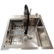Комплект кухонної мийки Kraft KRF 5050 decor (3.0/1.0 мм) CS25156 фото 5
