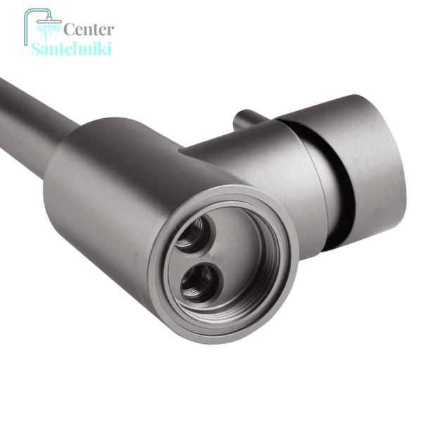 Комплект кухонної мийки KRP Schwarze - 7848RHM PVD CS098 фото