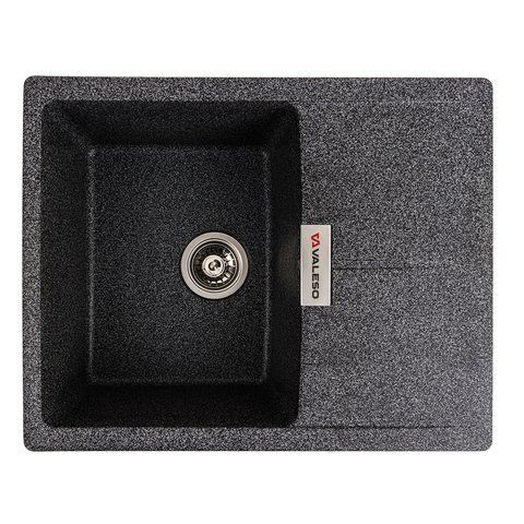 Гранитная мойка для кухни VALESO ZIRKONE 6250 матовая Графит 49127 фото