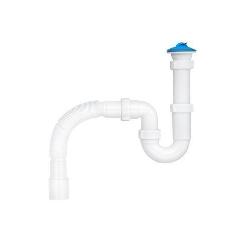 Сифон для кухонной мойки ANIplast 1 1/2''х40 мм с резьбовым выпуском D0115EU CV023054 фото