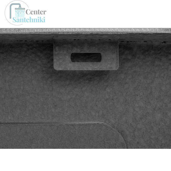 Комплект кухонної мийки Kroner KRP Schwarze 60х50HM PVD +Змішувач для кухні з гнучким виливом Kroner CS406 фото