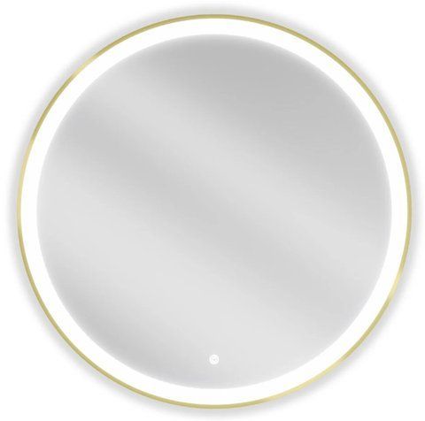 Дзеркало MEXEN ESSO 80 GOLD LED кругле MEX-9825-080-080-611-50 фото