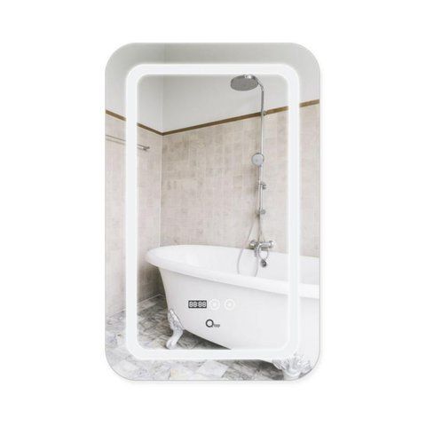 Дзеркало Qtap Mideya з антизапотіванням (DC-F912) 600х800 QT2078F912W SD00036738 фото