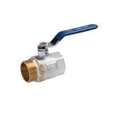 Кран кульовий Valves 1 1/4'' ВЗ PN30 синя ручка CV018839 фото