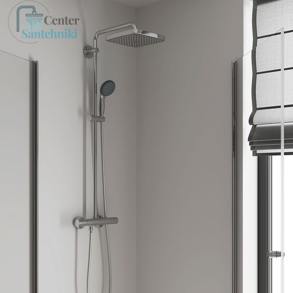 Душова система термостатична Grohe QuickFix Vitalio Start System 250 Cube 26697000 CV030605 фото