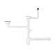 Сифон двойной для кухонной мойки Agua KS04R-1 3 1/2"х40/50 мм с отводом для стиральной машины, с круглым переливом CV033464 фото 1