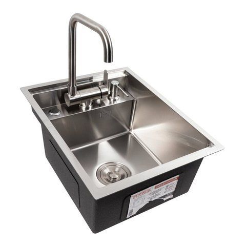 Кухонная мойка CM 40*50 скрытая нержавейка Platinum Handmade 44555 фото