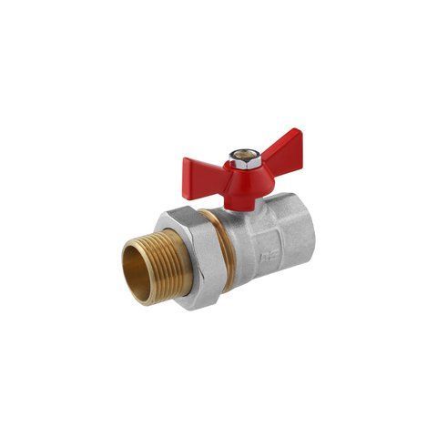 Кран-американка STA 3/4" ВН PN30 бабочка, никелированный CV013987 фото