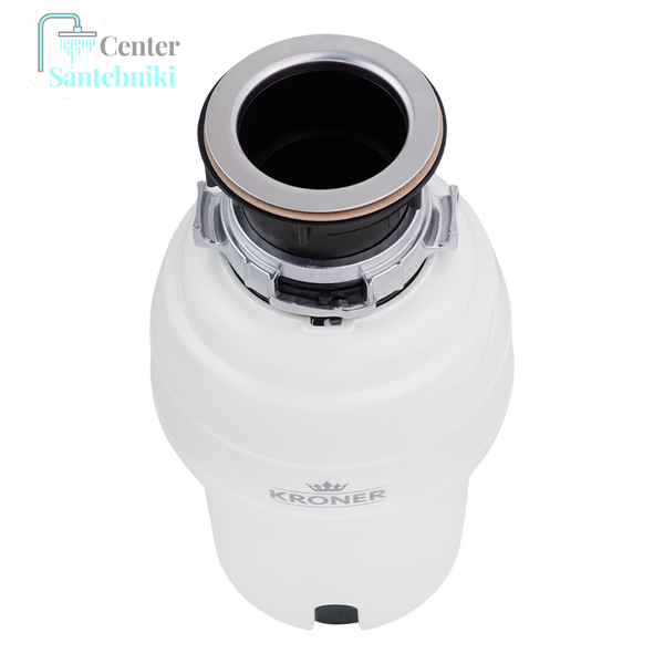Комплект кухонної мийки Kraft HM 50х50 NANO BLACK PVD (3.0/1.0 мм)+(Подрібнювача Kroner - 550W) SМ5048 фото