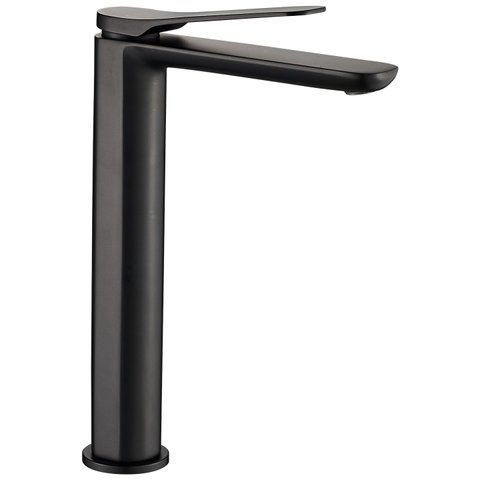 Смеситель для раковины (умывальника) REA CREEK BLACK MAT черный высокий REA-B8404 фото