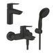 Набір змішувачів 3 в 1 для ванної кімнати Grohe QuickFix Start Black UA303301SQ CV032757 фото 2