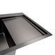 Кухонная мойка СМ 78*50 L PVD черная D&Eacute;COR VALESO Handmade (круглый сифон 3.0/1.0) 44565 фото 4