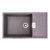 Гранитная мойка для кухни Platinum 8650 DIAMOND матовая (микс) 39821 фото