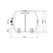 Гидроаккумулятор горизонтальный Forwater 80 л из нержавеющей стали CV013405 фото 2