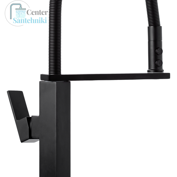 Комплект кухонної мийки Kraft KRF 60х45HM PVD (3.0/1.0 мм) DEKOR CS12081 фото