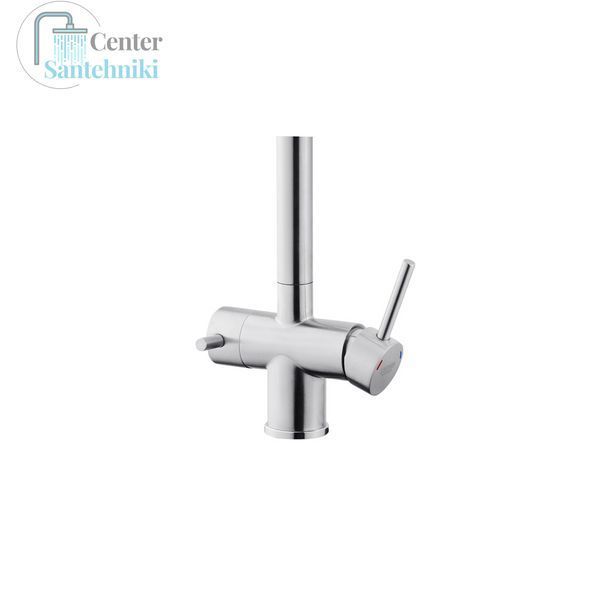 Смеситель для кухни с подключением к фильтру Kroner KRP Edelstahl Klassisch - ESG03815BLK CV027933 фото