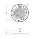 Лейка для верхнего душа Kroner Element 2801562901Z-0101 CV036156 фото 2
