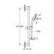Душевой гарнитур Grohe Vitalio Comfort 110 26928001 CV036764 фото 2
