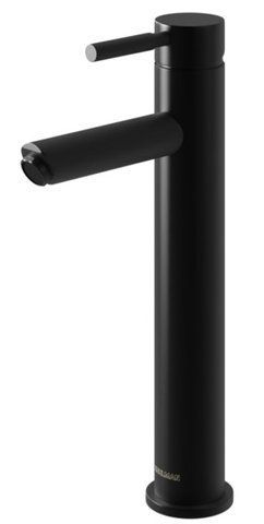 Смеситель для раковины (умывальника) KOHLMAN ROXIN BLACK высокий * QB170RB фото