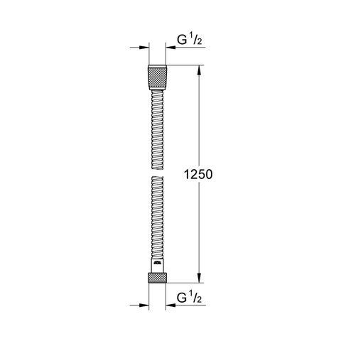 Шланг для душа Grohe VitalioFlex Metal Long-Life 1250 мм 22106000 CV033726 фото