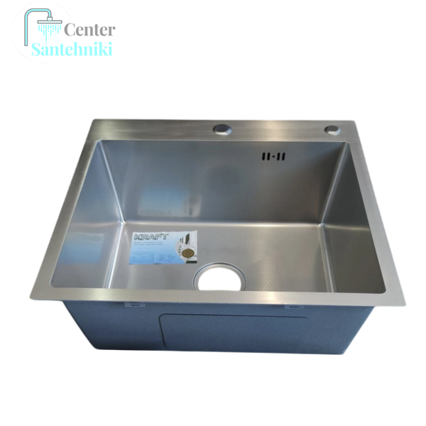 Комплект кухонної мийки Kraft KRF 5050 decor (3.0/1.0 мм) CS25221 фото