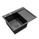 Кухонная мойка Kroner KRP Schwarze - 6350LHM PVD (3.0/1.0 мм) CV031322 фото 3