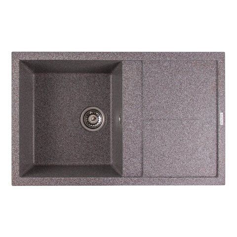 Гранитная мойка для кухни Platinum 7950 Selena матовая Микс 4019 фото
