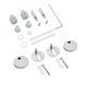 Комплект 4 в 1: Инсталляция GROHE Solido 3 в 1 3884966Q + Унитаз безободковый Kroner Harz WHI483632 TORNADO с сиденьем Slim Duroplast / Soft-close / Quick relase KH483632WHIT (3884966KH483632) CV033820 фото 8