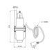 Насос глибинний вібраційний Pumpman TVM60-10 Нmax 70 м Qmax 1,1 куб.м 250 Вт CV029773 фото 7