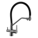 Комплект кухонної мийки Kraft HM 50х50 NANO BLACK (DECOR) PVD (3.0/1.0 мм) CS4500 фото 9