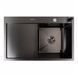Кухонная мойка CM 78*50 R PVD черная VALESO Handmade 3.0/1.0 44566 фото 1