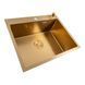 Мойка PVD Gold DECOR Valeso Handmade 60*50 (3.0/1.0) 47148 фото 3