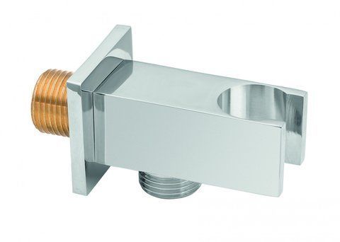 Підвід кутовий з тримачем для лійки Invena SC-P1-033 , квадратний 1265985397 фото