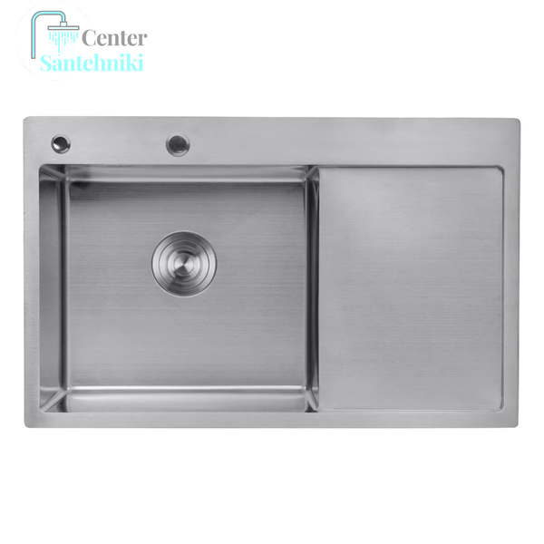Комплект кухонної мийки Kraft - 78х48LHM (3.0/1.0 мм) CS25329 фото