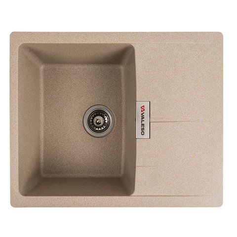 Гранитная мойка для кухни VALESO ZIRKONE 6250 матовая Сафари 49110 фото