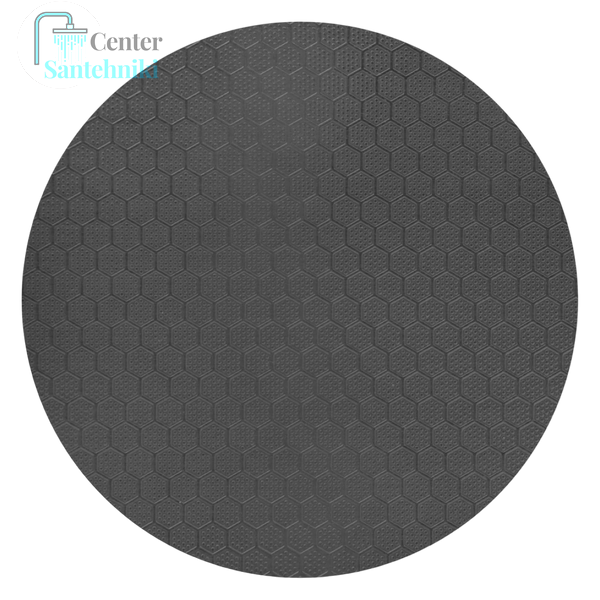 Комплект кухонної мийки KRAFT Handmade PVD графіт HS54*48 (3.0/1.0 мм) декор CS25130 фото