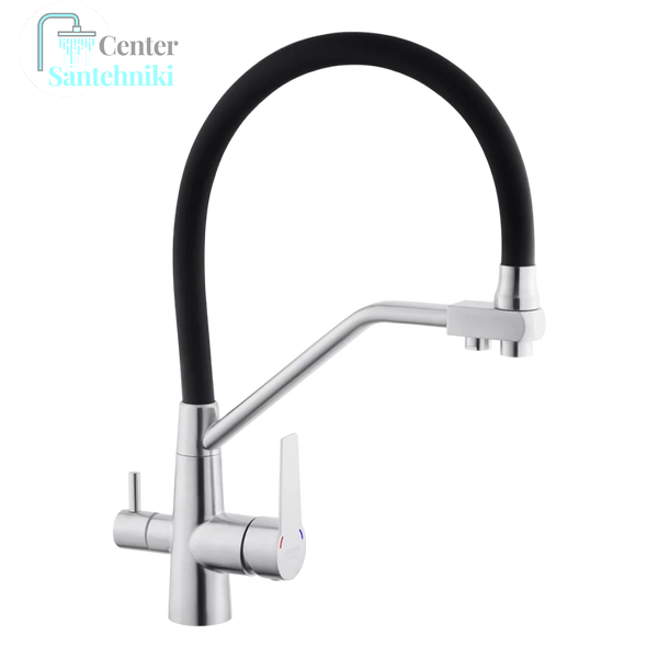 Комплект кухонної мийки Kraft KRF 5050 decor (3.0/1.0 мм) CS25280 фото