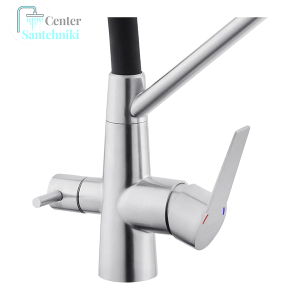 Комплект кухонної мийки Kraft KRF 5050 decor (3.0/1.0 мм) CS25280 фото