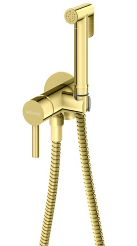 Набір гігієнічного душу KOHLMAN AXEL BRUSHED GOLD * QW135AGDB фото