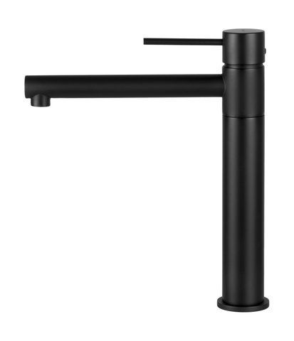 Змішувач для кухні CORSAN LUGO BLACK MATT чорний з рухомим носиком * CMB7521BL фото
