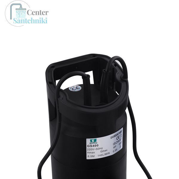 Насос дренажний Pumpman GS400 Нmax 6,5 м Qmax 7,5 куб.м 400 Вт (пластик) CV029785 фото