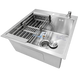 Комплект кухонної мийки Kraft KRF 5050 decor (3.0/1.0 мм) CS25231 фото 5