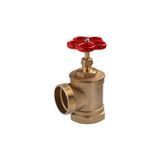Вентиль запірний кутовий LexLine 2 1/2" ВЗ PN16 латунний УК1129-В CV031678 фото