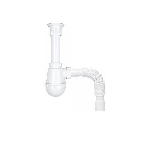 Сифон для кухонной мойки KronoPlast 1 1/2''х40 мм с резьбовым выпуском SM14010042 CV021591 фото
