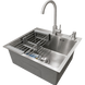 Комплект кухонної мийки Kraft KRF 5448 DECOR (3.0/1.0 мм) CS25133 фото 1